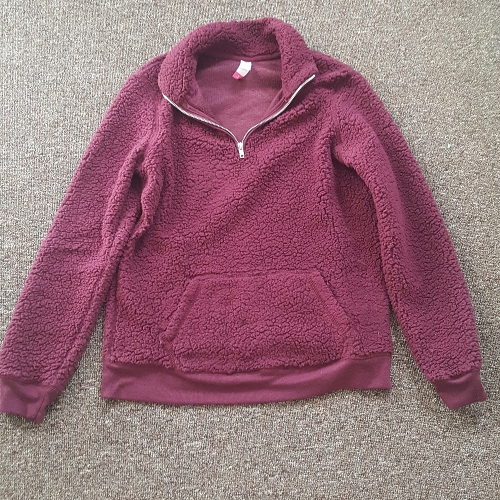 Burgundy sweater